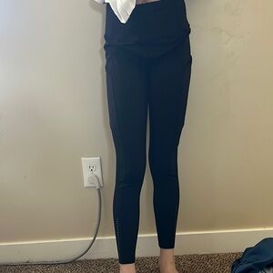 Lululemon Athletica Black Leggings with Logo